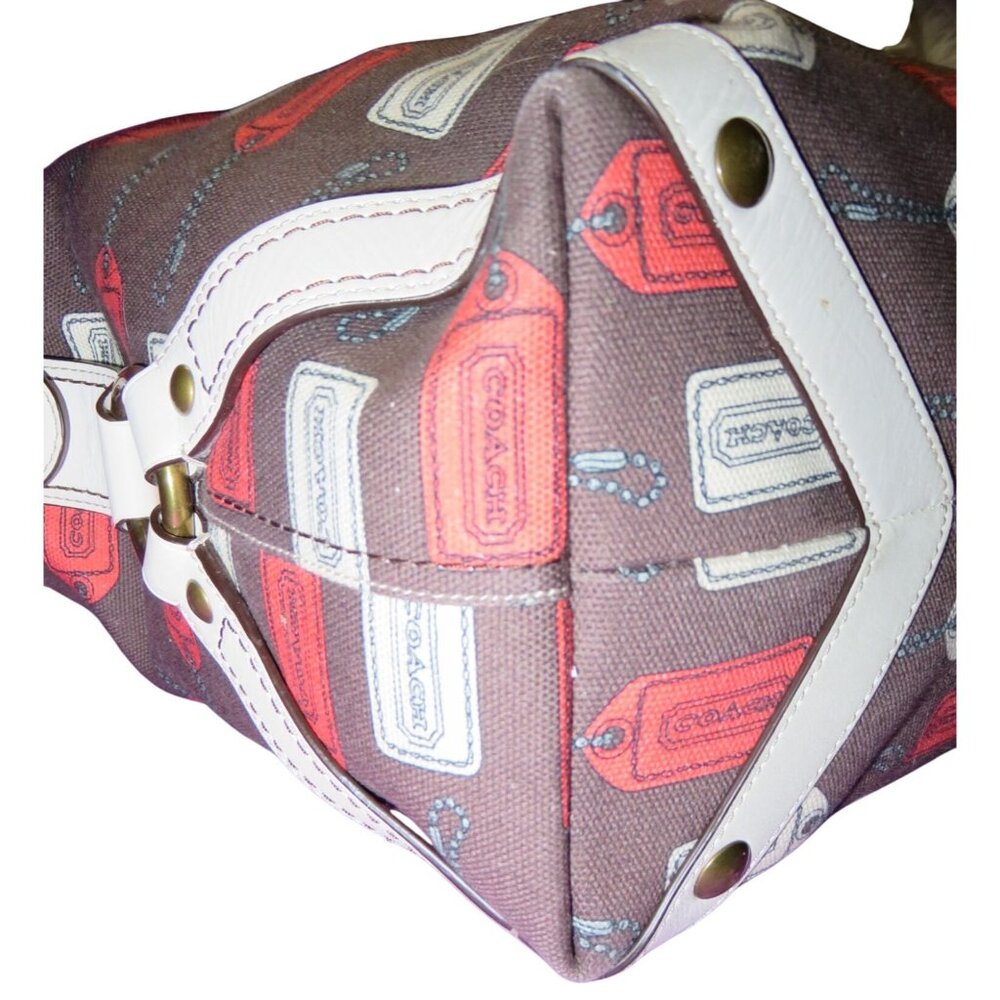 Coach 2006 Limited Edition Hangtag Carly XL Hobo Cursive Creed & Brass hardware - Picture 10 of 16